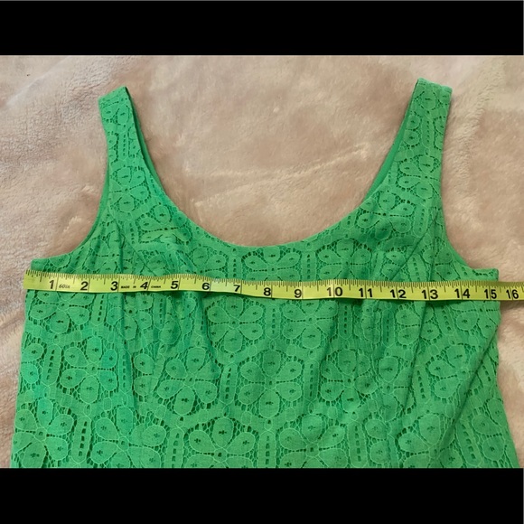 Lilly Pulitzer Posey Daisy Lane green lace dress 2 - Picture 3 of 11